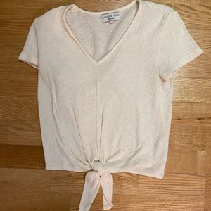 Madewell Texture and Thread tie shirt